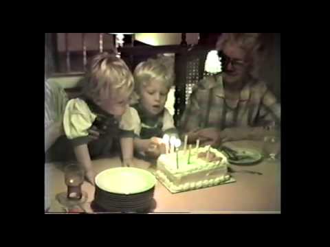 Grandma Shaw’s Birthday Dinner 1986