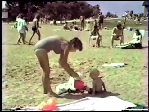 Dustin Swimming at the Beach