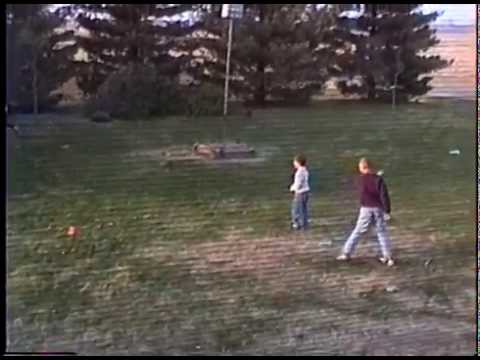 Playing Kickball on the Farm