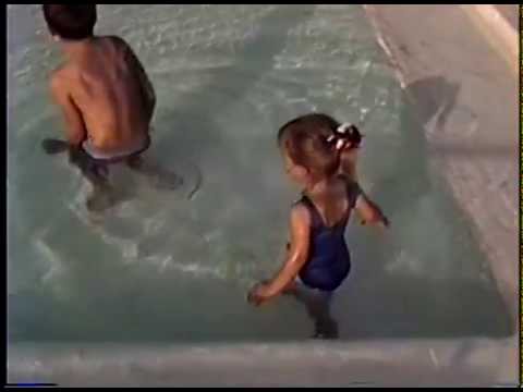 Zach & Kelsey Swimming at the Pool