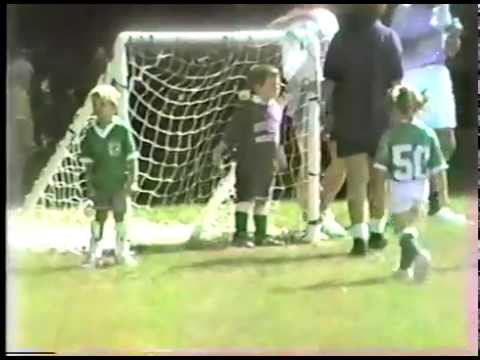 Zach Playing Soccer (age 5)